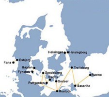 Routenkarte Scandlines