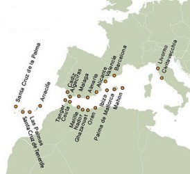 Acciona Route Karte