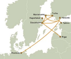 Tallink Route Karte